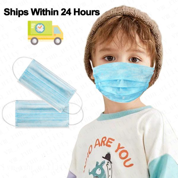

factorypp1kfilter 3 kids children layers 3-12 years disposable safety mouth masks anti spit protection comfortable wear