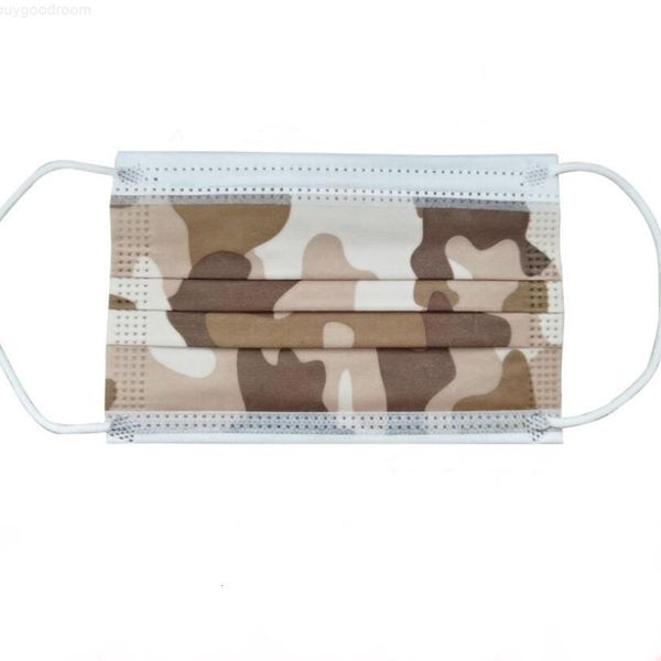 

child kids car camouflage green disposable cartoon boys girls non-woven mouth mask anti pollution breathable print face