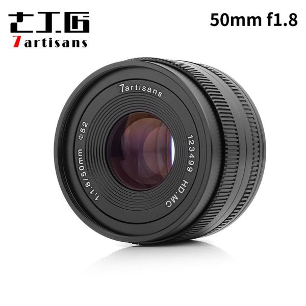 

7artisans 50mm f1.8 manual focus prime lens for sony e-mount / for micro 4/3 cameras a6500 a6300 a6000 a7 x-a1 x-a2 e-pl1 e-pl2