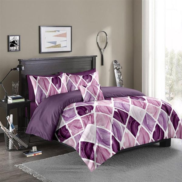 

bedding sets duvet cover set geometry comforter bed (no sheet)1