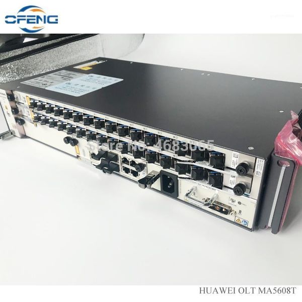 

fiber optic equipment hua wei olt ma5608t 2*mcud 1g control board+1*mpwd ac power board + 1*2*gpfd 16 port b+ c+ c++ service board1