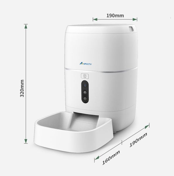 

support smart food dispenser feeding app wifi treat pet full hd automatic remote control surveillance system dog camera audio
