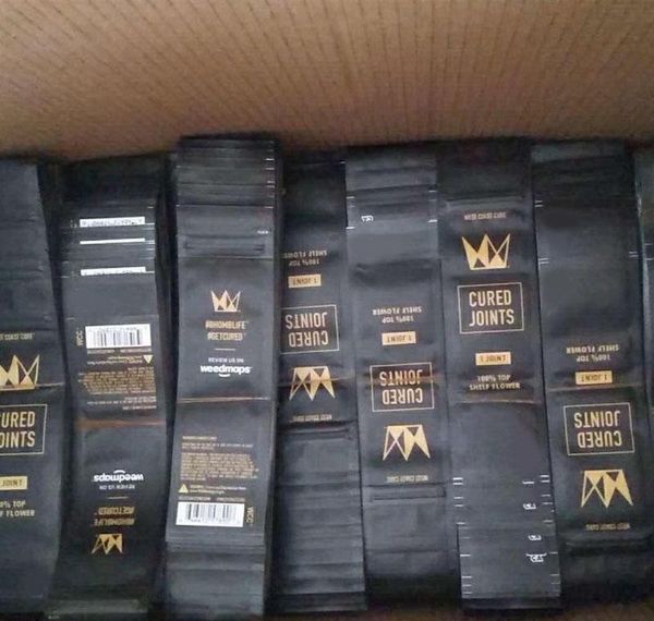 

coast 2020 tubes +plastic pre-rolled tube packaging preroll bags package moonrock zip packaging packagee cured joints lock west bbyse