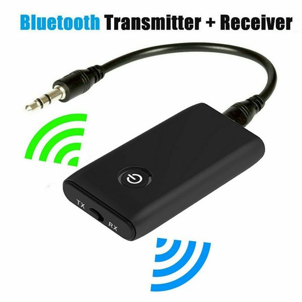

2 in 1 wireless bluetooth 5.0 transmitter receiver with 3.5mm aux audio adapter
