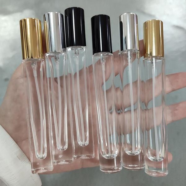 

storage bottles & jars 5pcs/lot handmade 10ml transparent glass perfume bottle rechargeable travel refillable sprayer empty1