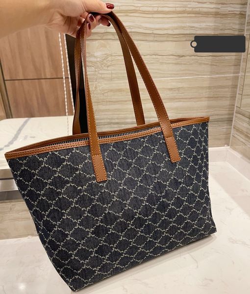 

tote shopping bags luxury designer brand handbags purse mobile phone bag letter print women wallet vintage cross body ladys artwork