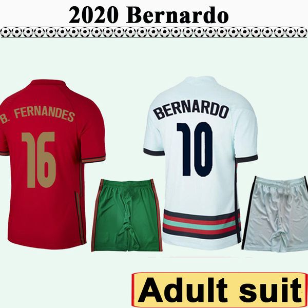 

2021 joao felix bernardo mens suit soccer jerseys new national team b. fernandes j. moutinho ruben dias home away football shirt uniforms, Black