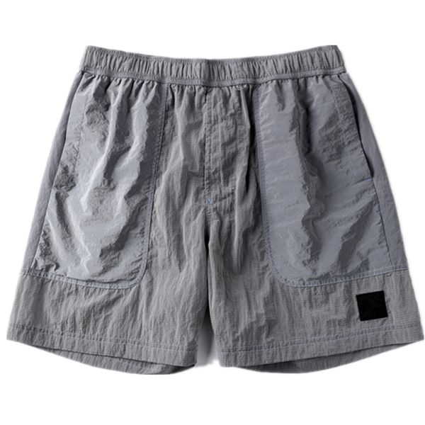 

Metal nylon Quick drying type Men's Shorts Fashion brand High quality summer beach pants Casual Capris, Blue