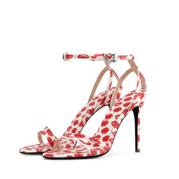 

stiletto heel red lip plus size small size high heel shoes fashion high shoes fashion sandals women heels women, Black