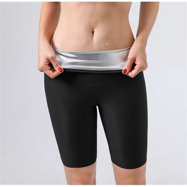 

women shapers slimmming pants thermo sweat sauna pants body shaper women waist trimmer slimming shapewear fat burning pants lj201211, Black;white