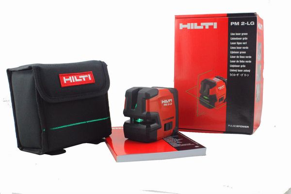 

new pm 2-lg green line laser hilti laser level included magnetic pivot bracket