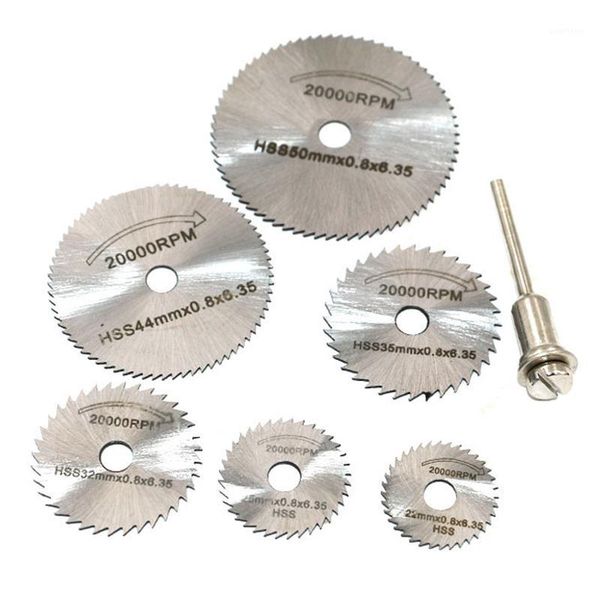 

1 set hss cutting discs wood plastic copper and aluminum soft metal small saw blade1