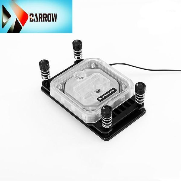 

barrow amd am4 cpu water block cooling rgb processor cooler 2.0 5v light black white1