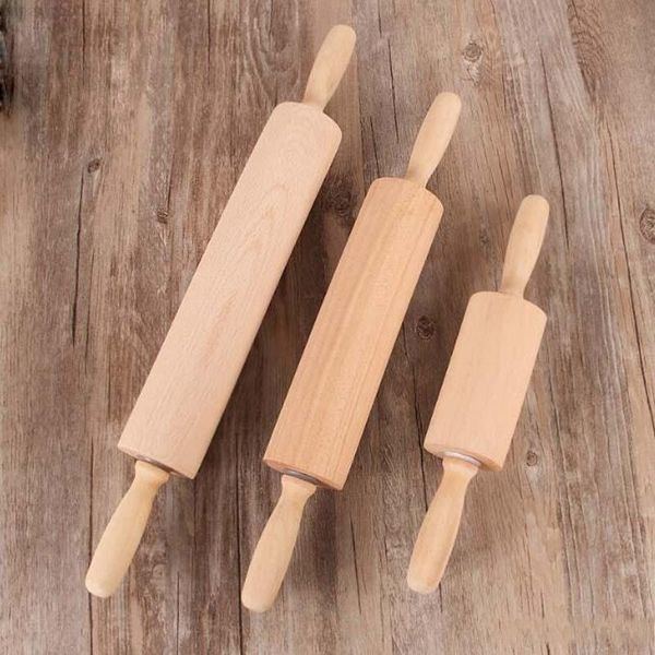 

kitchen wooden rolling pin fondant cake decoration dough roller baking cooking tools accessories 3 size