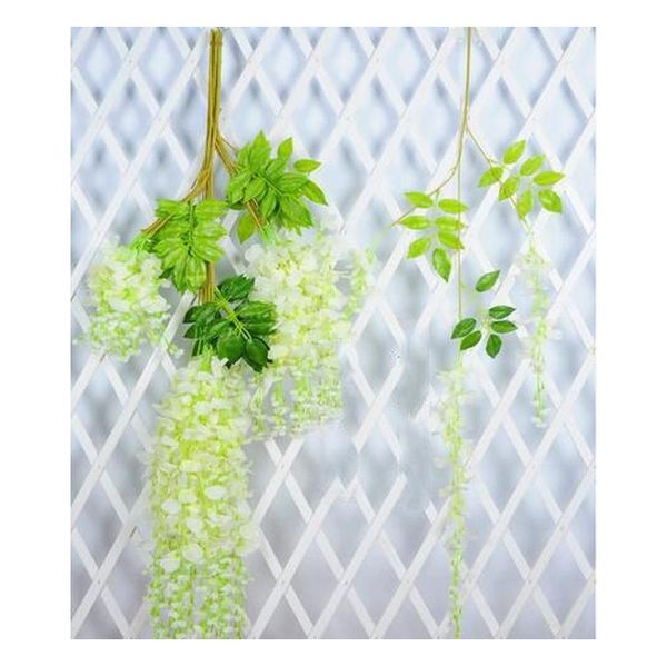 

eco-friendly 110cm wisteria wedding decor 5 colors artificial decorative flowers garlands for party wedding home f jllcsw sinabag