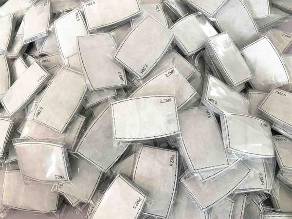 

2.pm2.5 pm2.5 pads 5 disposable layer pm filter dustproof core replacement mask 21z3