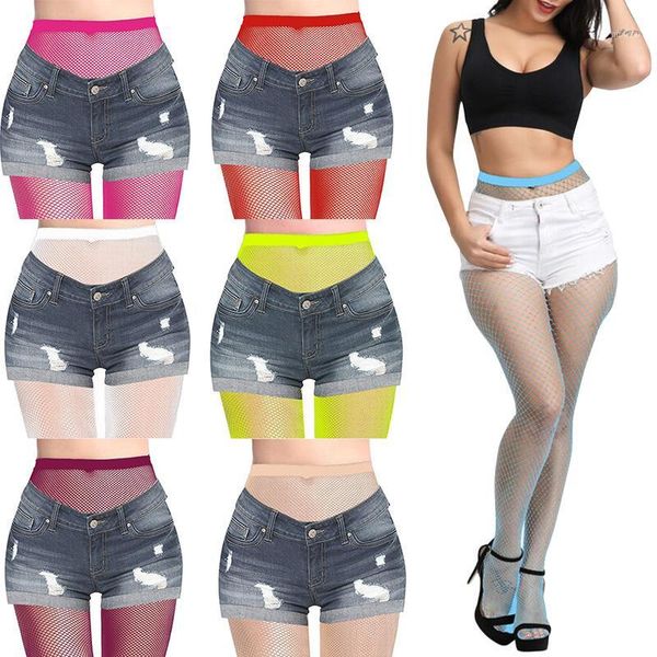 

2020 new arrival women girl pantyhose stockings small middle big mesh fishnet tights anti-hook nylon stockings visnet panty1, Black;white
