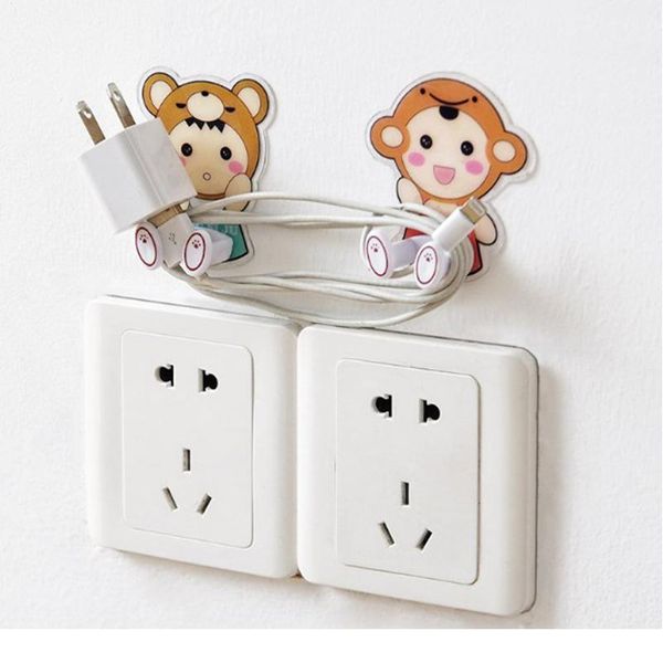 

power plug wall hook socket holder wall adhesive hanger socket storage po jlluwb