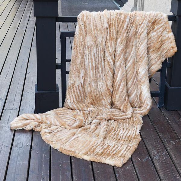 

blankets cx-d-10q 200x150 real fur knitted wholesale throw blanket soft