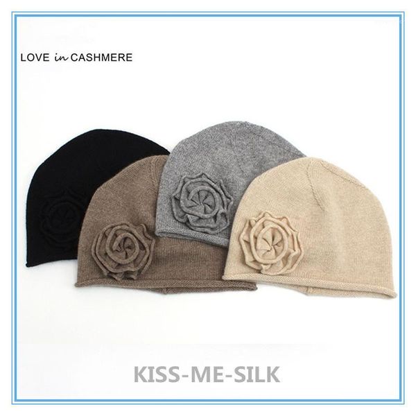 

kms classic knitted crocheted cashmere hat cap for winter autumn girl lady woman 21*25cm1, Blue;gray