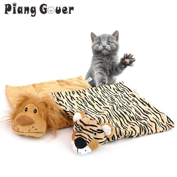 

sound paper mat cat toy tiger lion pet toy animal ring paper cat toys within loud