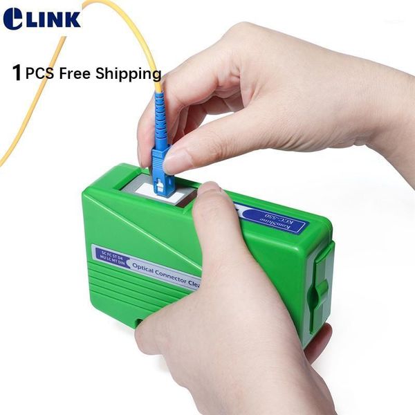 

fiber cleaner cassette tape for end face of optic connector 500+ life times ftth scrubber random color elink1