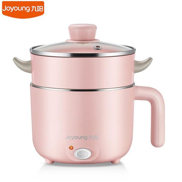 

electric skillets joyoung gd76 household cooker steaming boiling mini deskpot with steamer safety protection cooking