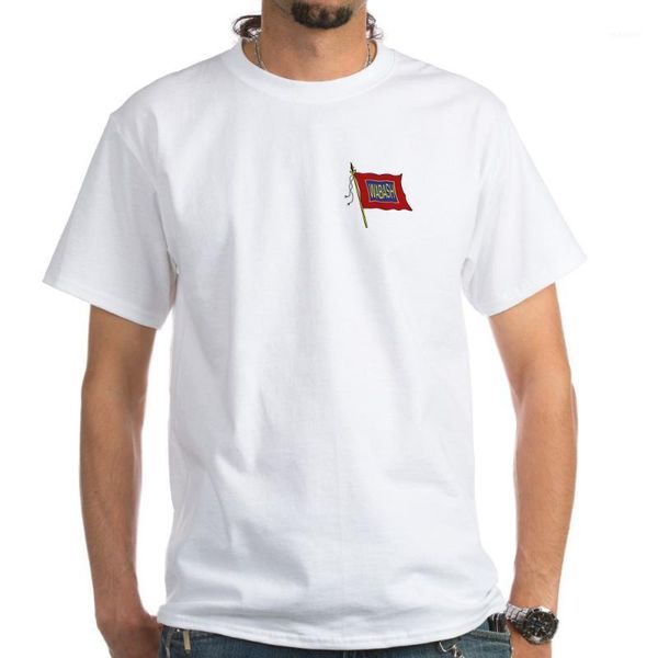 

wabash-small image t-shirt retro1, White;black