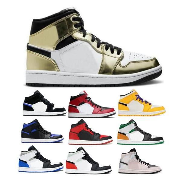 

mens jumpman 1 1s mid basketball shoes light smoke grey chicago hyper royal black toe 3 hulk think women tennis trainers sneakers