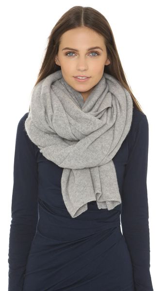 

100% winter wool long pashmin soft shawl scarf high quality, Blue;gray