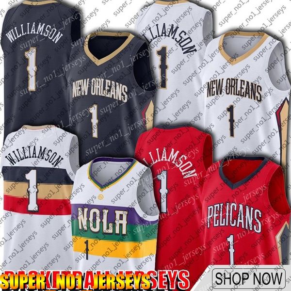 

new orleans pelicans jersey zion 1 basketball williamson jerseys lamelo lonzo ball jersey charlotte hornets jersey 45fng, Black;red
