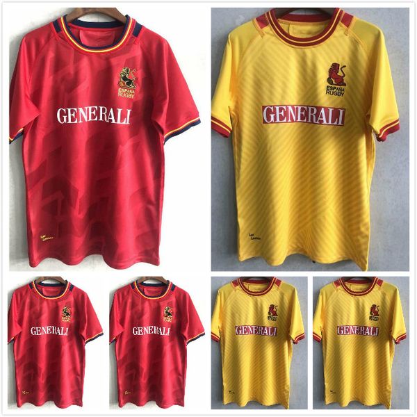 

spain international league spain 2021 home rugby shirt national team espana rugby jerseys league shirt spain union shirts, Black;gray