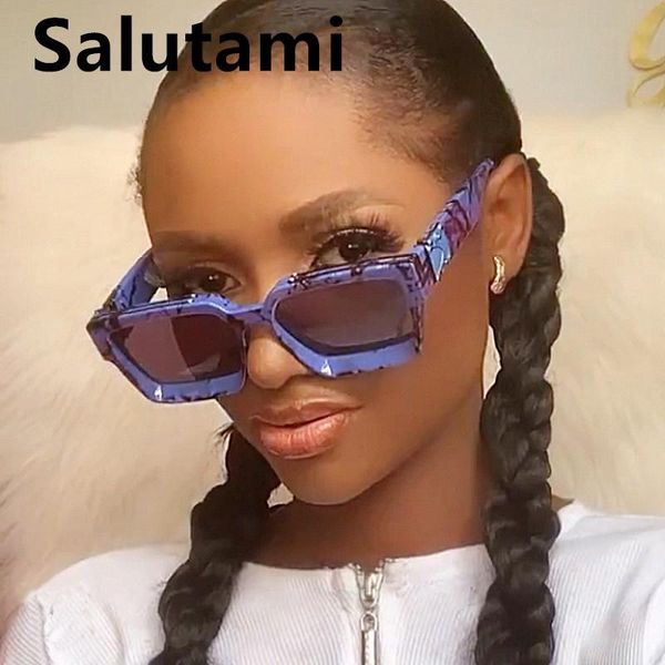 

sunglasses fashion vintage clear frame square for women blue leopard print sun glasses men retro hip hop shades, White;black
