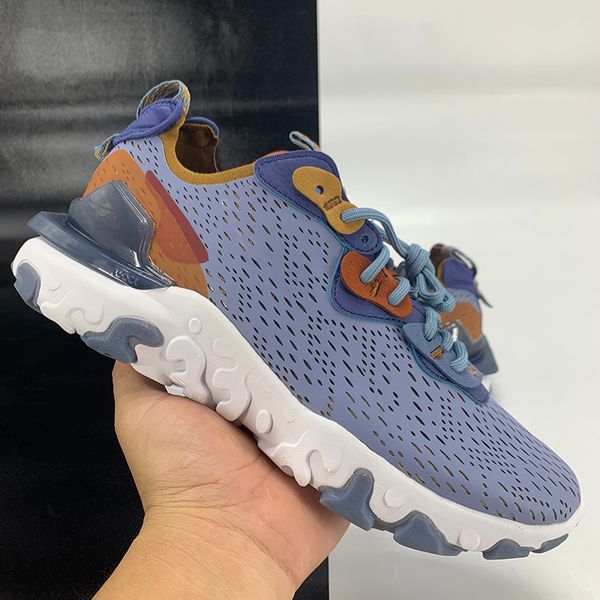 

new arrival react vision men women running shoes desert oasis honeycomb triple black vast grey vachetta tan mens sneakersus 5.5-11