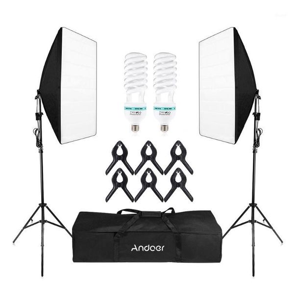 

andoer pgraphy studio system cube umbrella softbox light lighting tent kit with light stand video equipment for p studio1