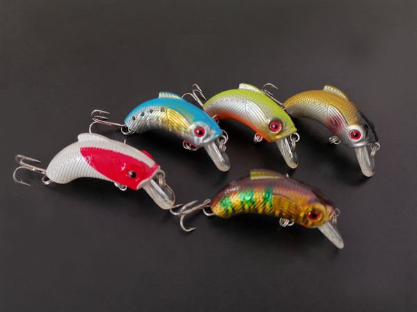 

wholesale lot 20 fishing lure cranks crankbaits hand baits hooks bass 9g/5.5 cm ing