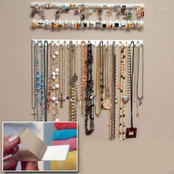 

jewelry holder wall hooks for hanging earring necklace hanger makeup organizer kitchen 27 pieces per lot1