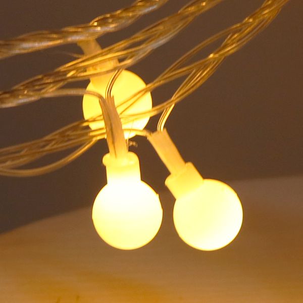 

ac 220 2021 v ip44 100 ball led from the garland rope christmas decorations holiday festivities garden decorative outdoor lights 1 9hec