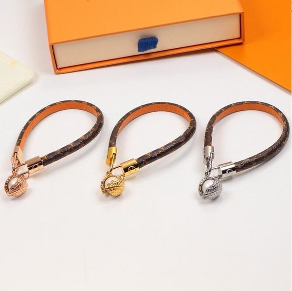 

designer leather bracelet bracelet necklace luxury designer jewelry high quality, Black