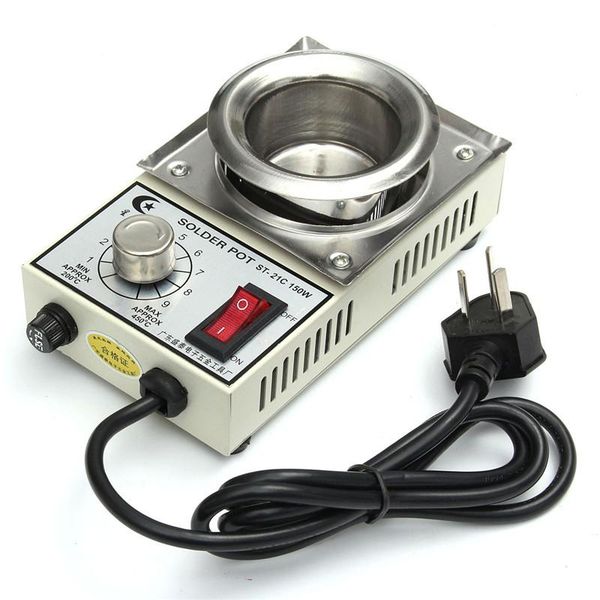 

150w temperature controlled soldering pot melting tin pot tin cans titanium plate