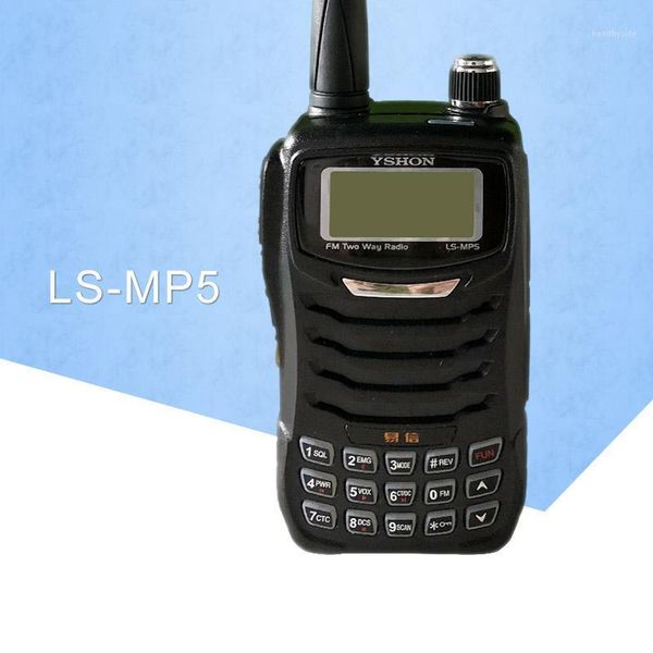 

yi xin ls-mp5 dual-band vhf/uhf mp3 features sd card walkie-talkie handheld portable transceiver two way radio1