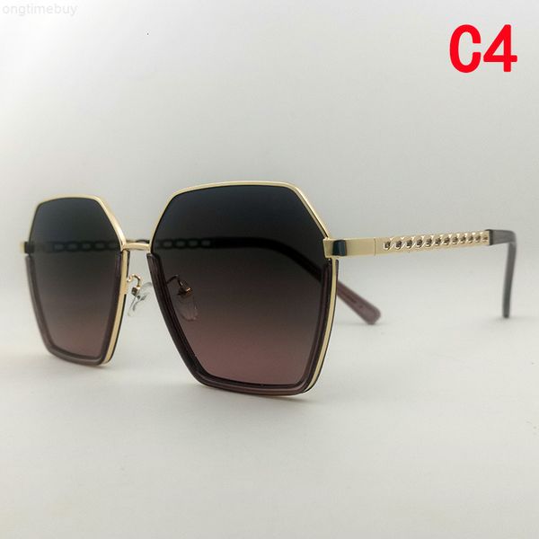 

new luxury designer fashion glasses women sun uv400 square metal vintage style gradient color lusso outdoor gafas mujeres, White;black