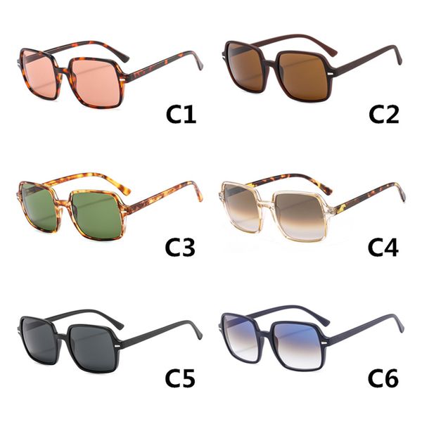 

men women square sunglasses glass lens sun glasses fashion classic brand designer oculos de sol 1973, White;black