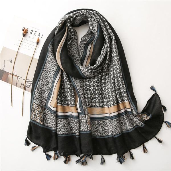 

scarves women winter scarf shawl floral spring patchwork designer hijab soft bandana foulards 180x90cm, Blue;gray