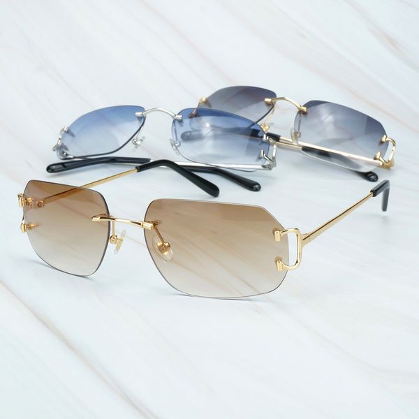 

unique sunglasses, sunglasses men and women, of without hoop, for driving, White;black