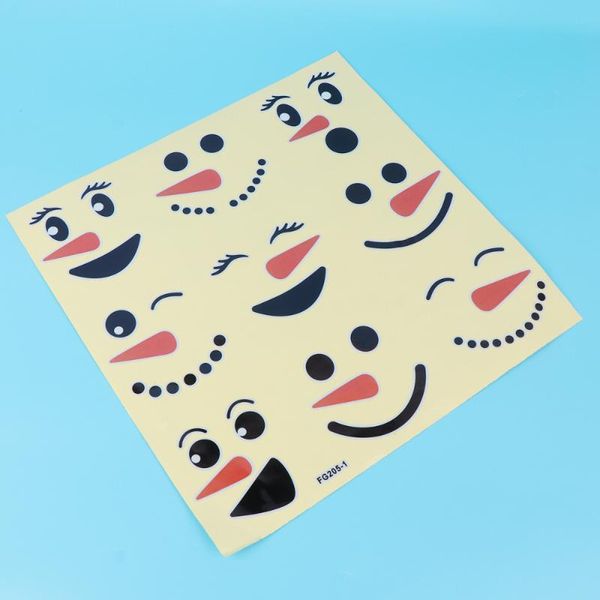 

wall stickers 2 sheets christmas window sticker snowman glass decorative