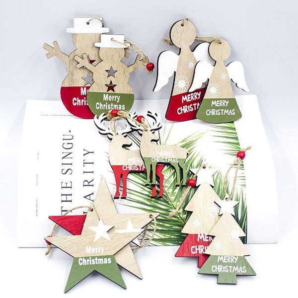 

christmas decorations 2021 year creative snowman tree closet decorative pendant decoration for home navidad noel hanging decor1