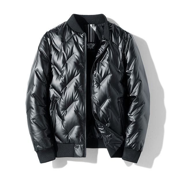 

2020winter down jacket men thick warm ultralight 90% white duck down coat male hooded casual outwear mens warm windbreaker 4xl, Black;brown