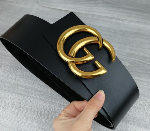 

20belt womens mens designer belts women designer belts femmes fashion leather big gold buckle waistband wide7.0cm ing, Blue;purple