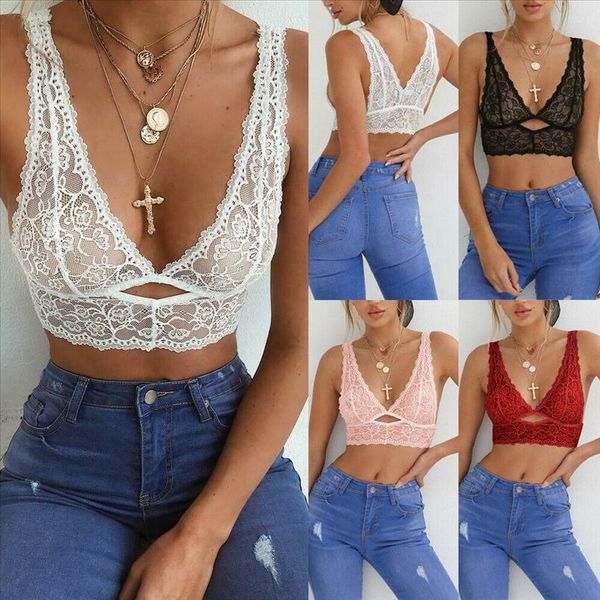 

женщины сплошной bralte bustier lace cross top brar brans brand fies бесшовные нижнее белье падение доставка хорошего качества, White
